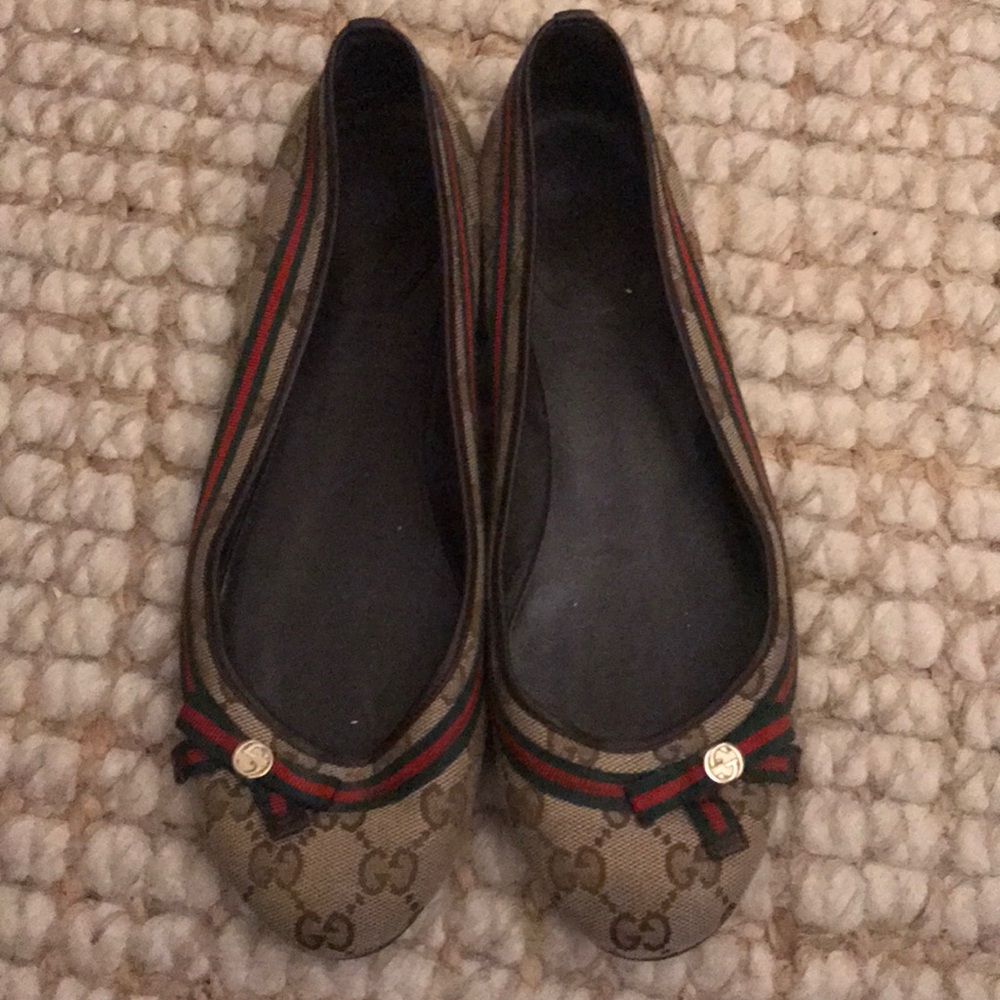 GUCCI MAYFAIR BALLERINA FLATS